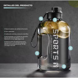 Termo botella agua 1.7 litros