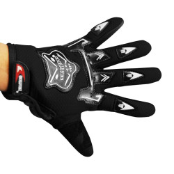 Guantes ciclismo livianos protección nudillos