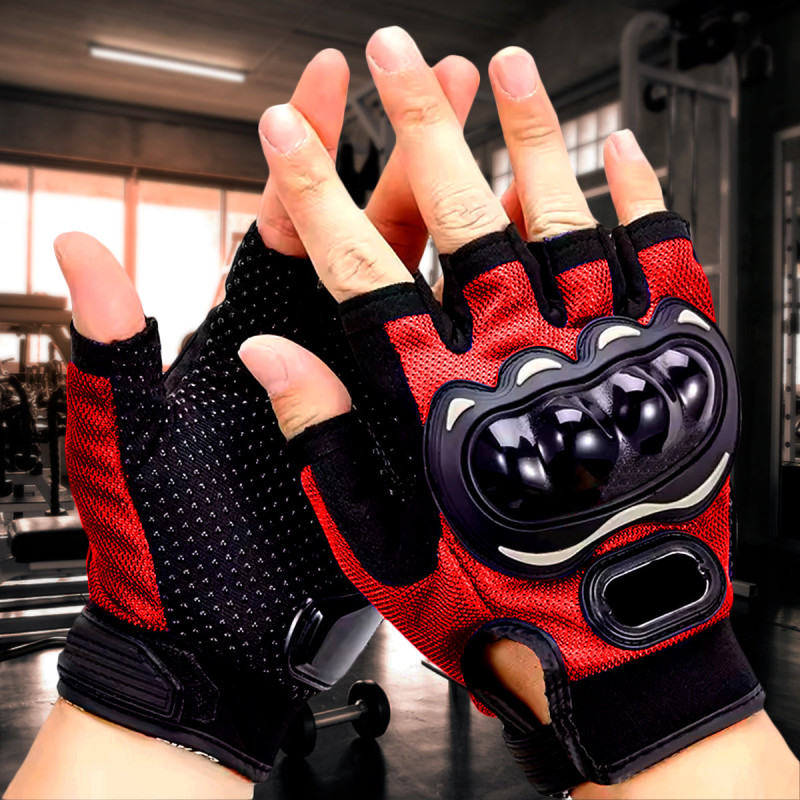 Guantes ciclismo medio dedo