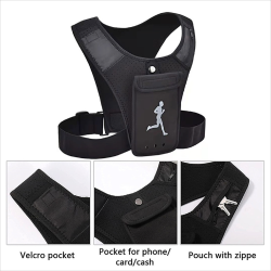 Chaleco deportivo con soporte de celular